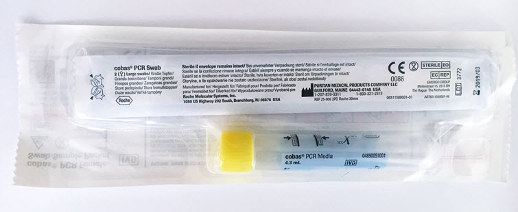 Image TEST COBAS DUAL SWAB PCR GONORRHÉE + CHLAMYDIA ENDOCERVICAL